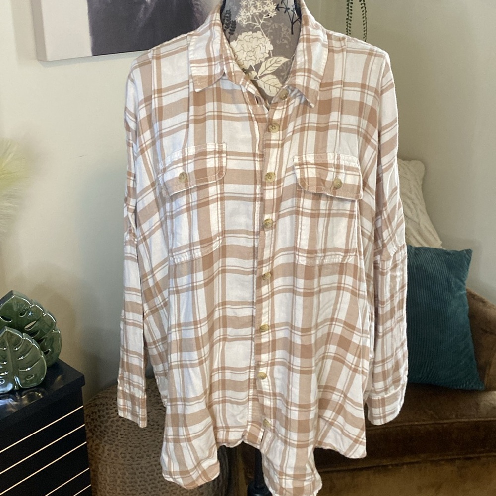 American Eagle Oversized Flannel - image 1